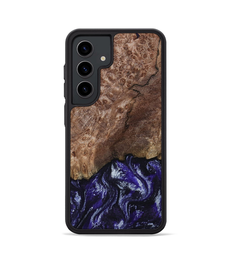Galaxy S24 Wood Phone Case - Nicole (Purple, 800036)