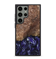 Galaxy S24 Ultra Wood Phone Case - Nicole (Purple, 800036)