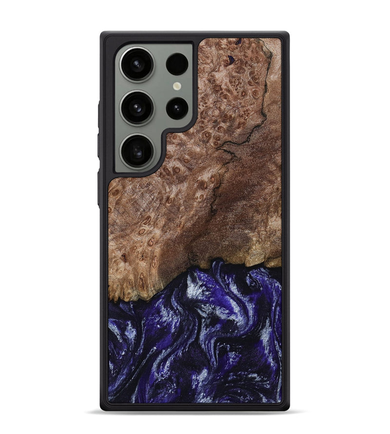 Galaxy S24 Ultra Wood Phone Case - Nicole (Purple, 800036)