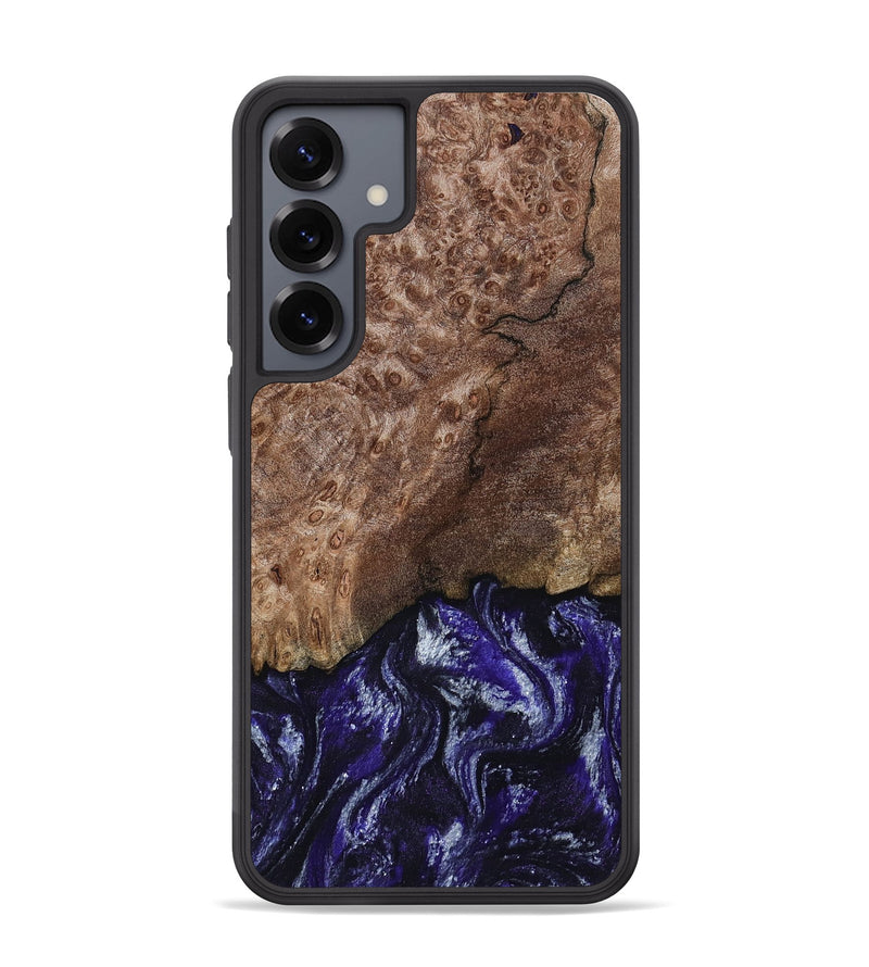 Galaxy S25 Plus Wood Phone Case - Nicole (Purple, 800036)
