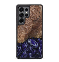 Galaxy S25 Ultra Wood Phone Case - Nicole (Purple, 800036)