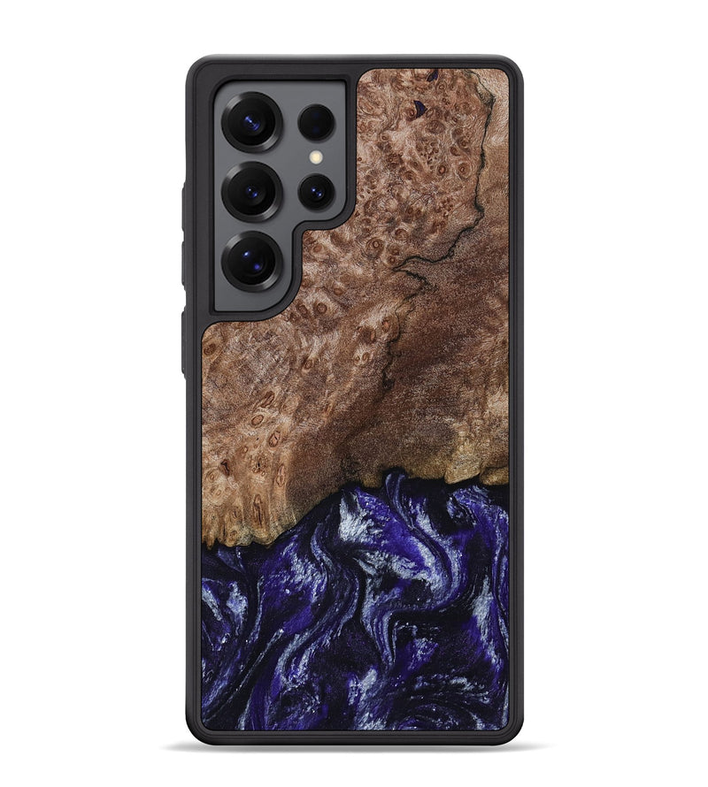 Galaxy S25 Ultra Wood Phone Case - Nicole (Purple, 800036)