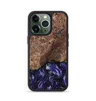 iPhone 13 Pro Wood Phone Case - Nicole (Purple, 800036)