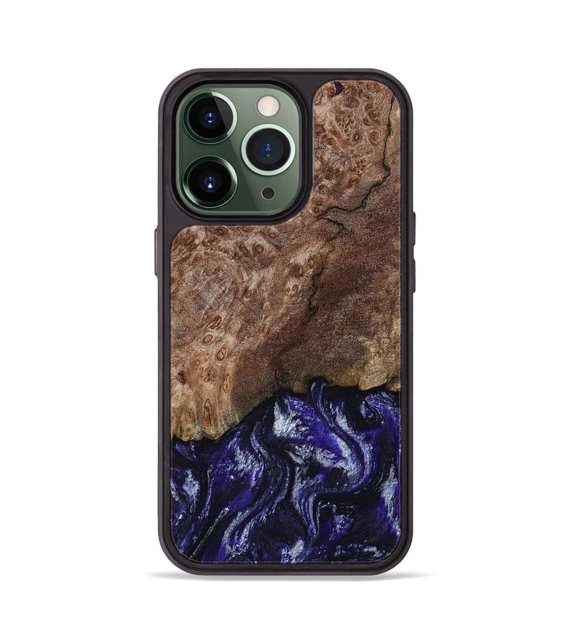 iPhone 13 Pro Wood Phone Case - Nicole (Purple, 800036)