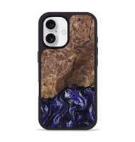 iPhone 17 Wood Phone Case - Nicole (Purple, 800036)