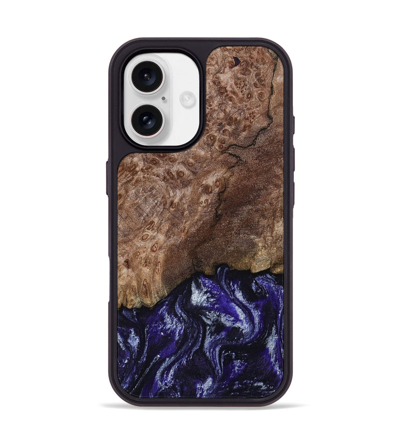 iPhone 17 Wood Phone Case - Nicole (Purple, 800036)