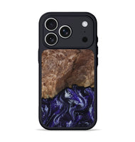 iPhone 17 Pro Wood Phone Case - Nicole (Purple, 800036)