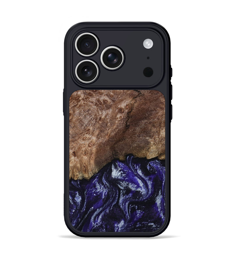 iPhone 17 Pro Wood Phone Case - Nicole (Purple, 800036)