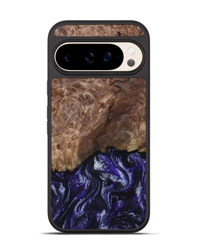 Pixel 10 Wood Phone Case - Nicole (Purple, 800036)