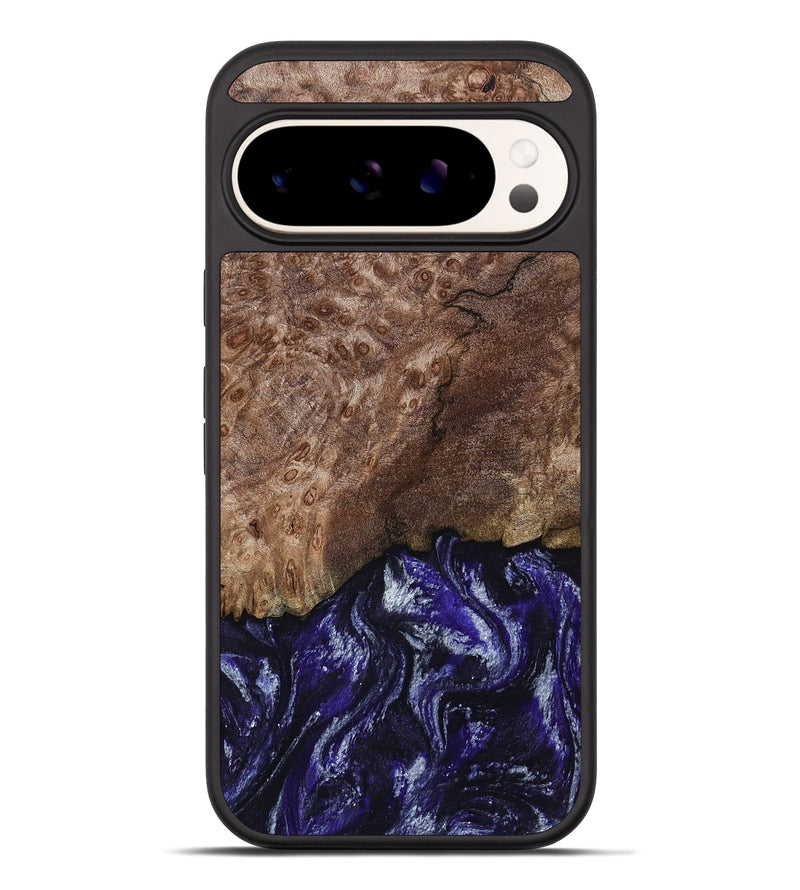 Pixel 10 Pro XL Wood Phone Case - Nicole (Purple, 800036)