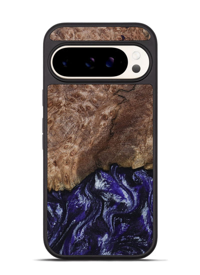 Pixel 9 Pro Wood Phone Case - Nicole (Purple, 800036)