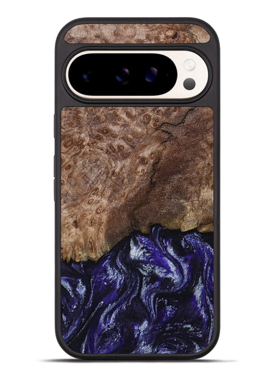 Pixel 9 Pro XL Wood Phone Case - Nicole (Purple, 800036)