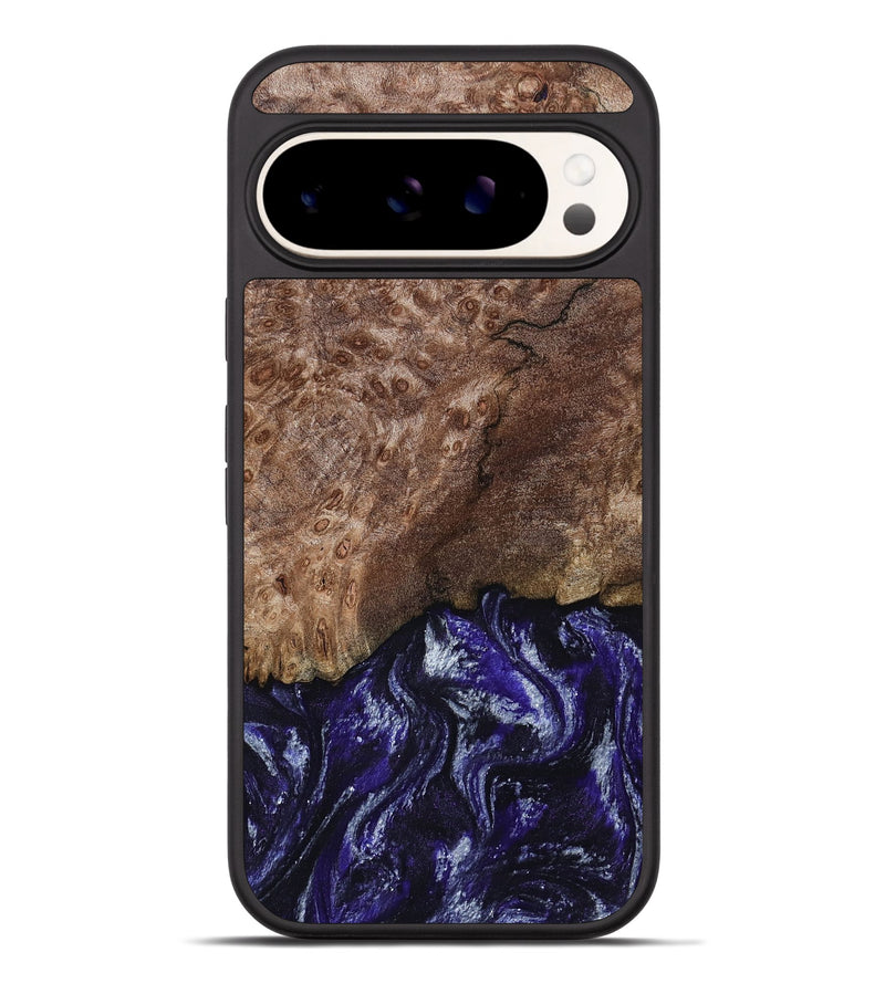 Pixel 9 Pro XL Wood Phone Case - Nicole (Purple, 800036)