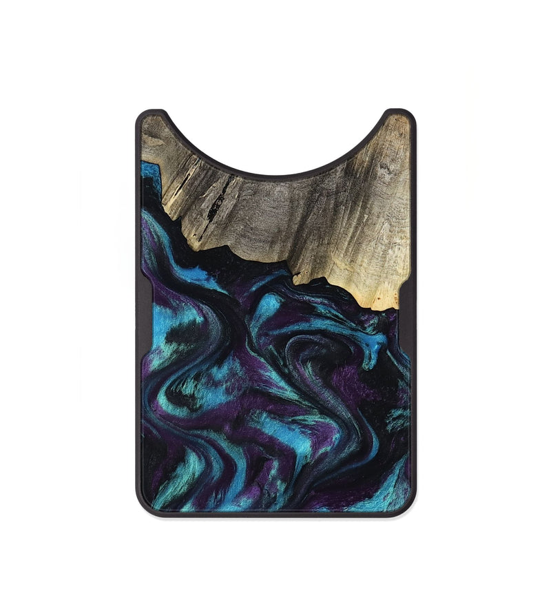 Alloy Wood Wallet - Jaylon (Purple, 800037)