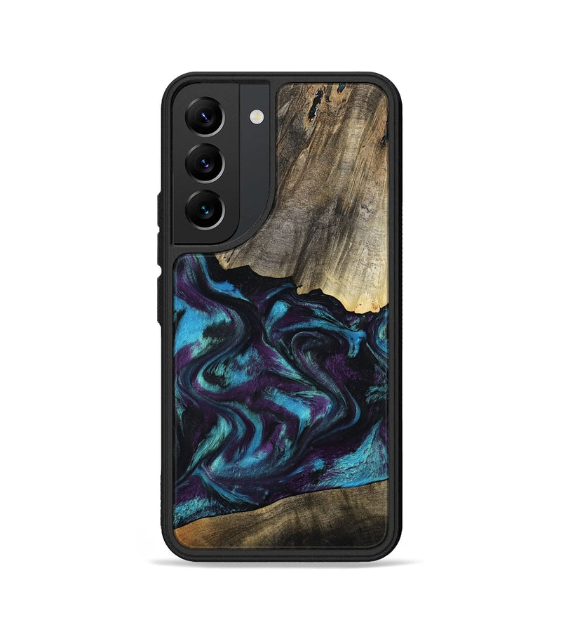 Galaxy S22 Wood Phone Case - Jaylon (Purple, 800037)