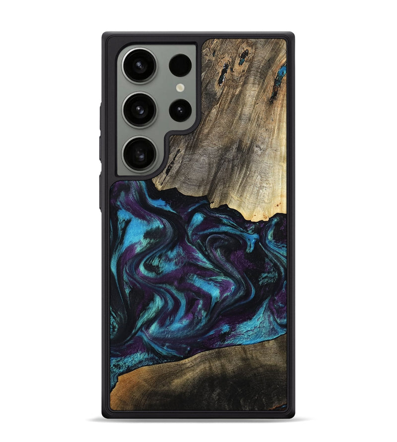 Galaxy S24 Ultra Wood Phone Case - Jaylon (Purple, 800037)