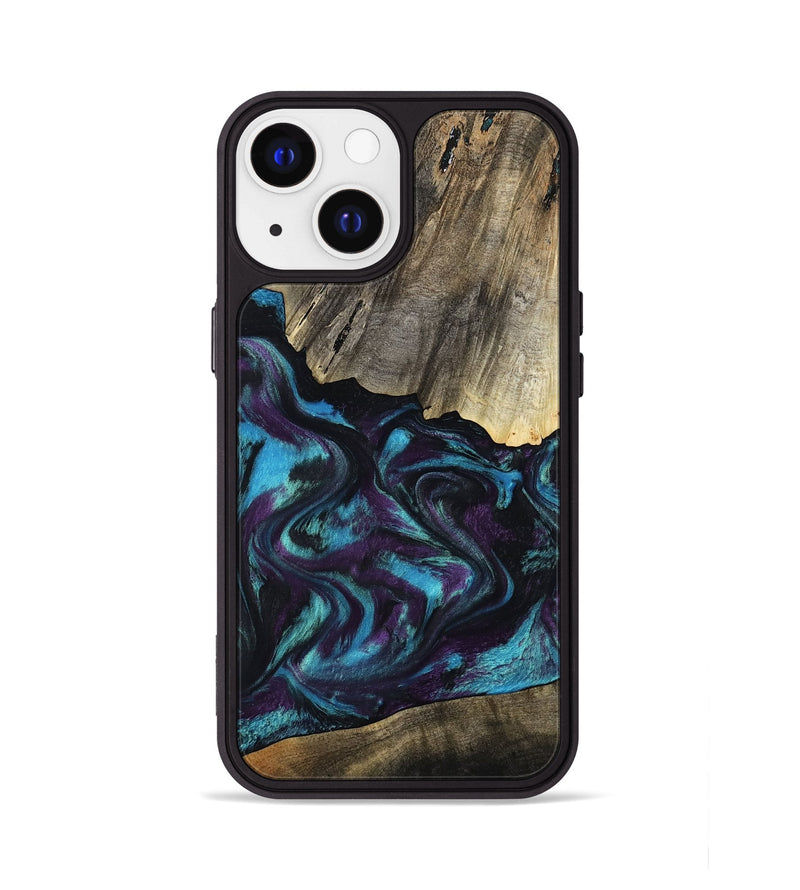 iPhone 13 Wood Phone Case - Jaylon (Purple, 800037)