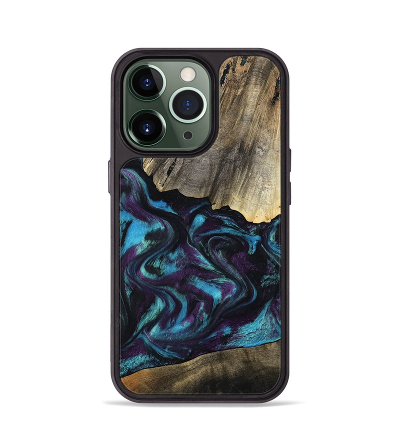 iPhone 13 Pro Wood Phone Case - Jaylon (Purple, 800037)