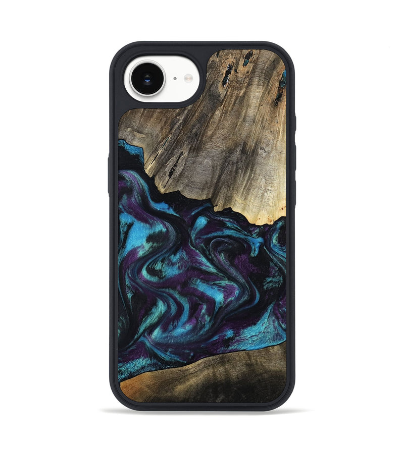 iPhone 16e Wood Phone Case - Jaylon (Purple, 800037)