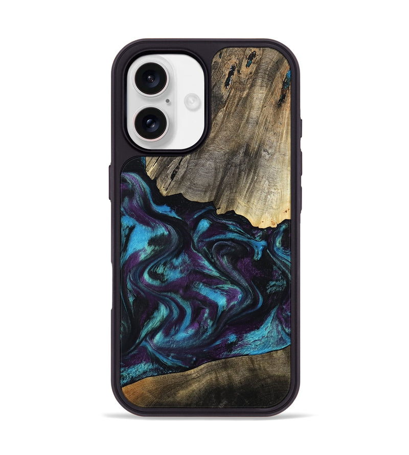iPhone 17 Wood Phone Case - Jaylon (Purple, 800037)