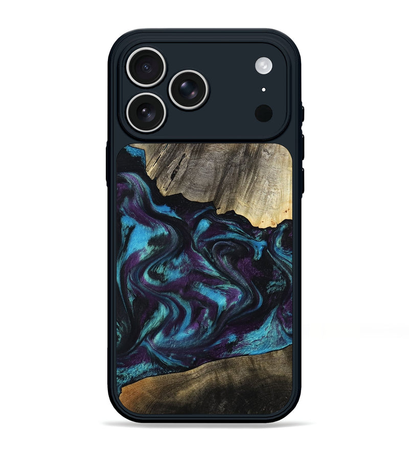 iPhone 17 Pro Max Wood Phone Case - Jaylon (Purple, 800037)