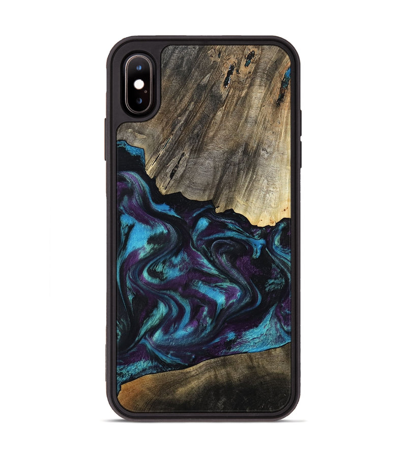 iPhone Xs Max Wood Phone Case - Jaylon (Purple, 800037)