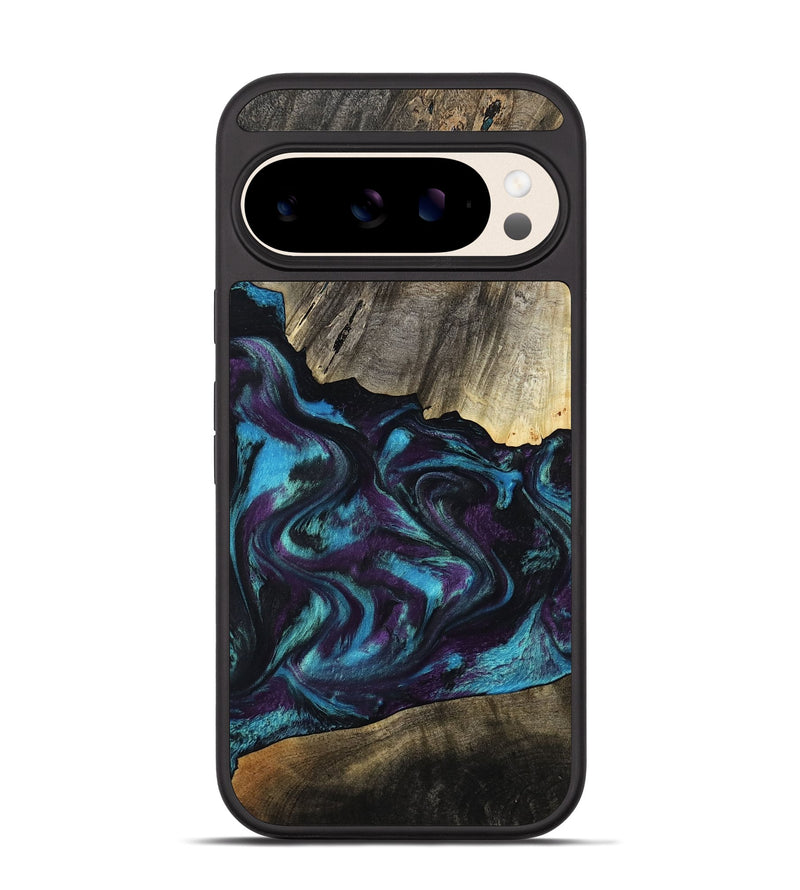 Pixel 10 Wood Phone Case - Jaylon (Purple, 800037)