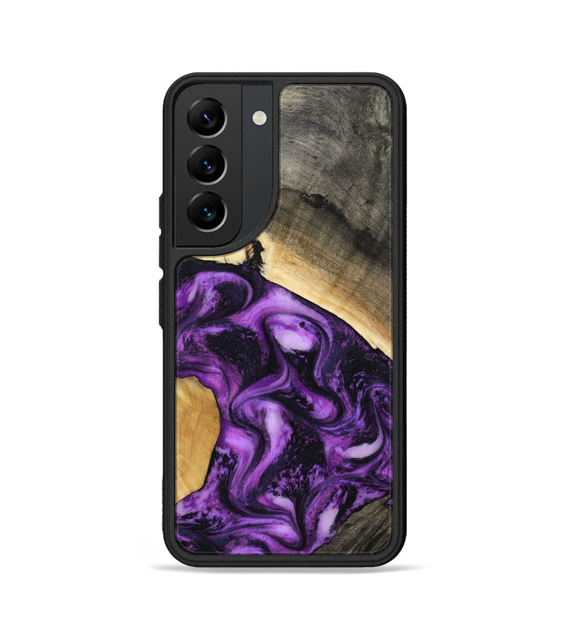 Galaxy S22 Wood Phone Case - Ermias (Purple, 800039)