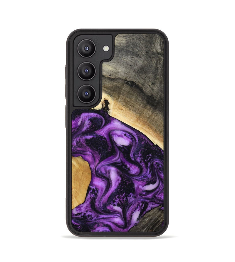 Galaxy S23 Wood Phone Case - Ermias (Purple, 800039)