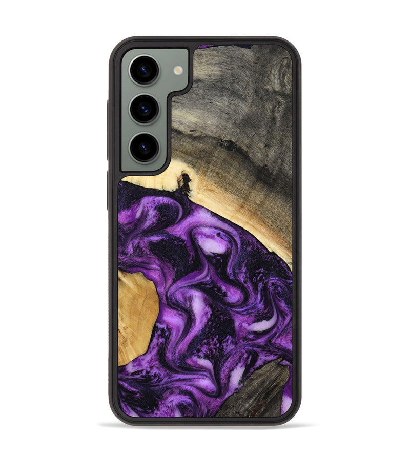 Galaxy S23 Plus Wood Phone Case - Ermias (Purple, 800039)