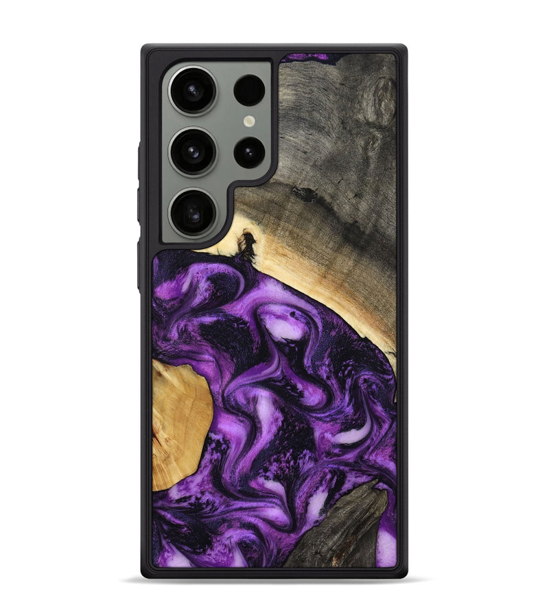 Galaxy S24 Ultra Wood Phone Case - Ermias (Purple, 800039)