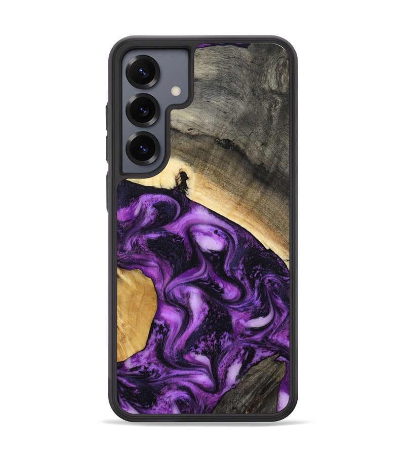 Galaxy S25 Plus Wood Phone Case - Ermias (Purple, 800039)