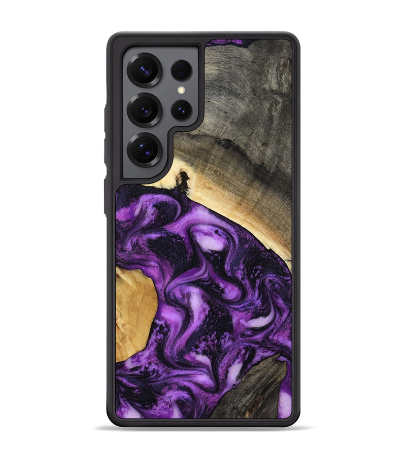 Galaxy S25 Ultra Wood Phone Case - Ermias (Purple, 800039)