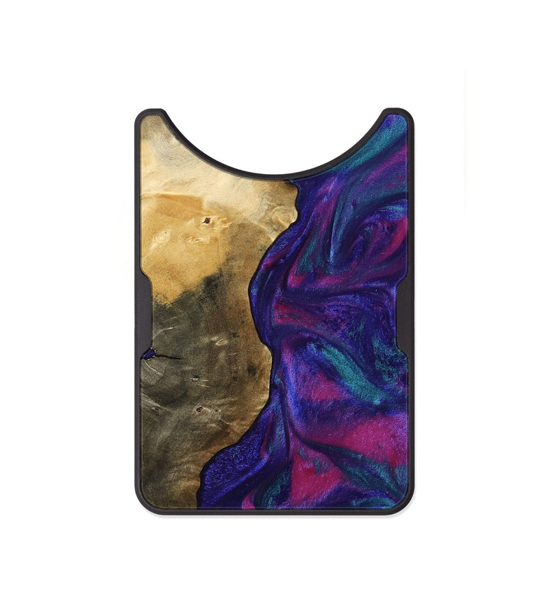 Alloy Wood Wallet - Cecelia (Purple, 800040)