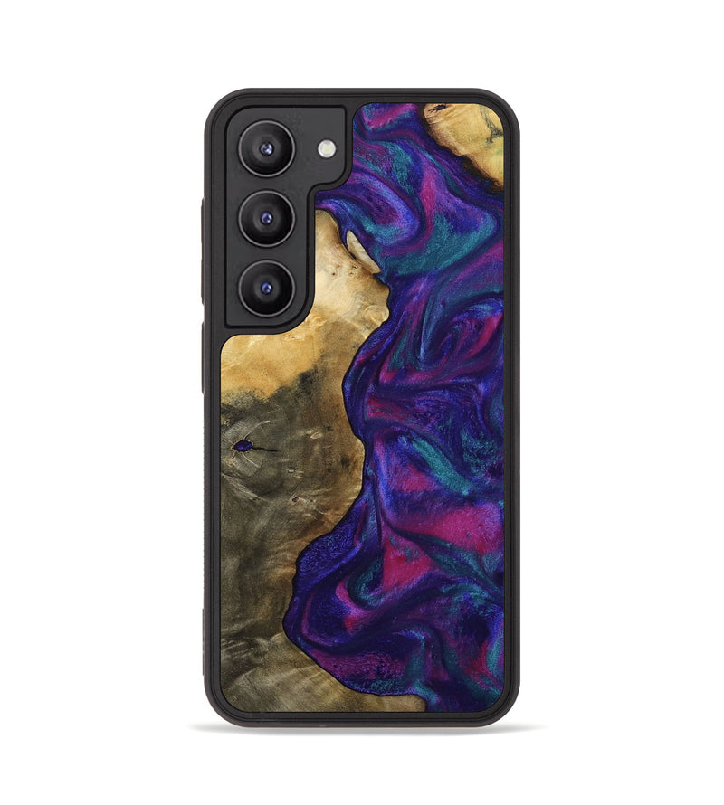 Galaxy S23 Wood Phone Case - Cecelia (Purple, 800040)