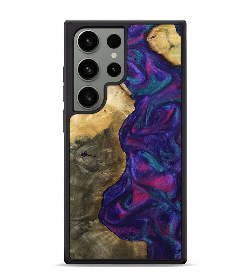 Galaxy S24 Ultra Wood Phone Case - Cecelia (Purple, 800040)