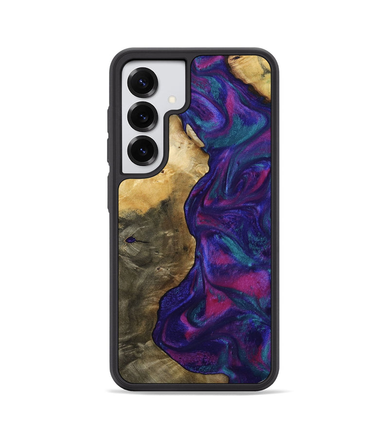 Galaxy S25 Wood Phone Case - Cecelia (Purple, 800040)