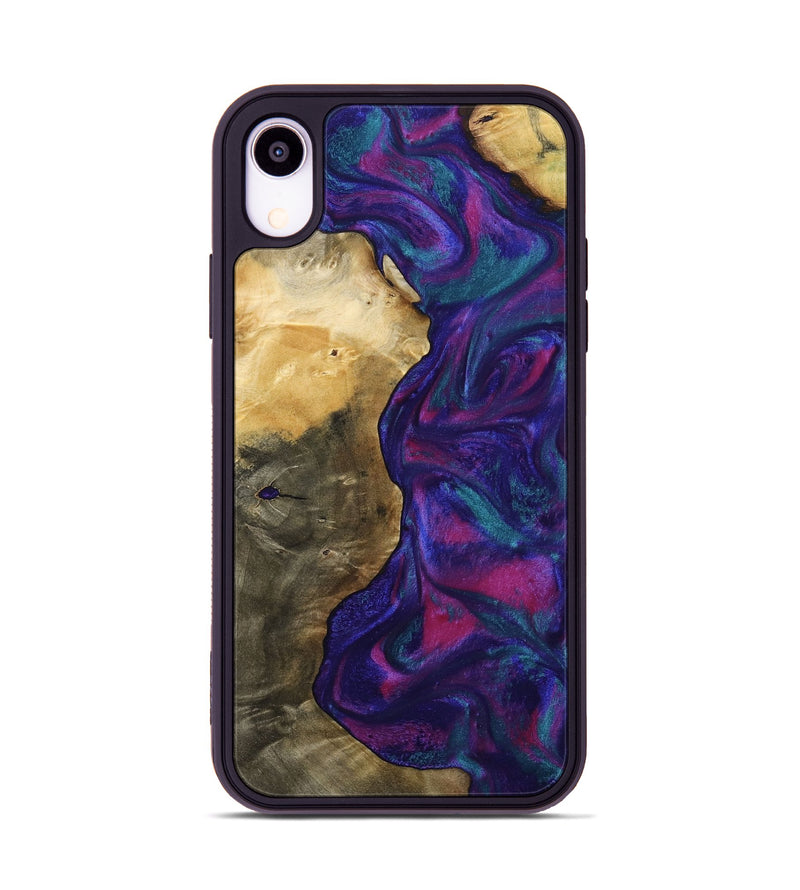 iPhone Xr Wood Phone Case - Cecelia (Purple, 800040)