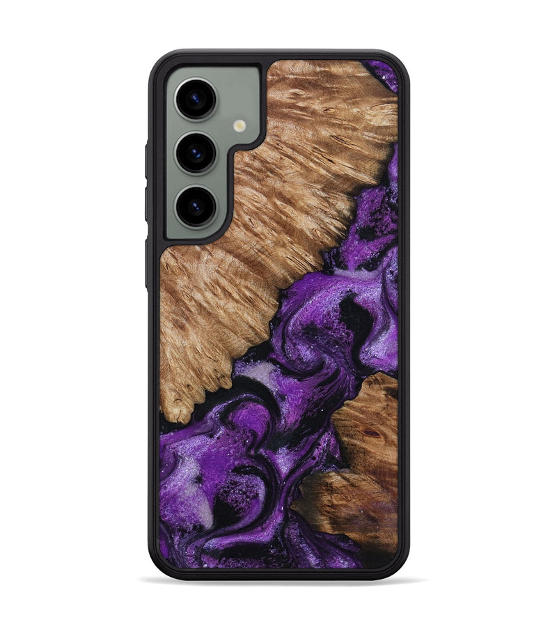 Galaxy S24 Plus Wood Phone Case - Kaleena (Purple, 800041)