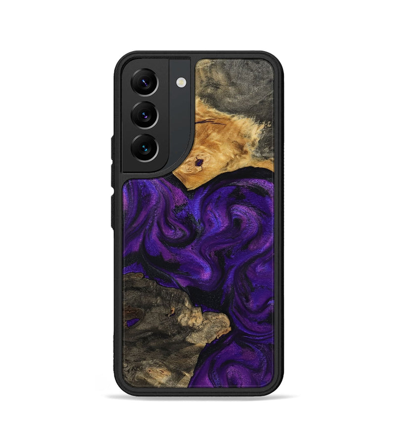 Galaxy S22 Wood Phone Case - Cicely (Purple, 800042)