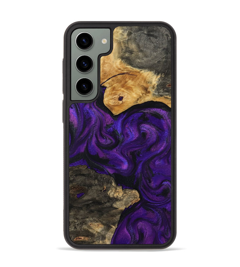 Galaxy S23 Plus Wood Phone Case - Cicely (Purple, 800042)