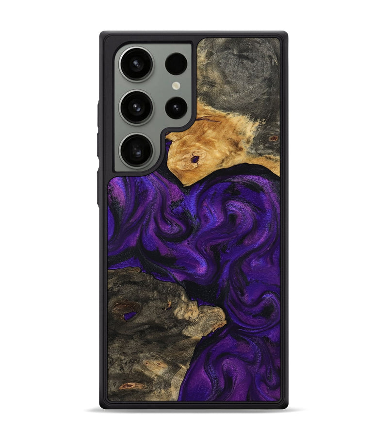 Galaxy S24 Ultra Wood Phone Case - Cicely (Purple, 800042)
