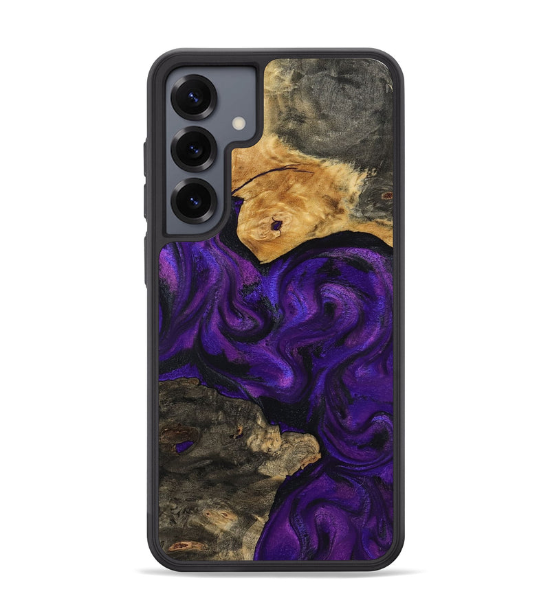 Galaxy S25 Plus Wood Phone Case - Cicely (Purple, 800042)