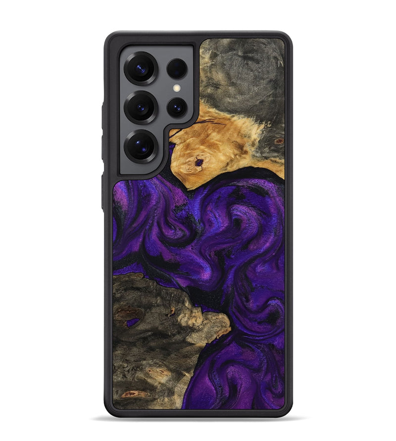 Galaxy S25 Ultra Wood Phone Case - Cicely (Purple, 800042)