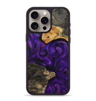 iPhone 15 Pro Max Wood Phone Case - Cicely (Purple, 800042)