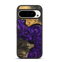 Pixel 9 Wood Phone Case - Cicely (Purple, 800042)