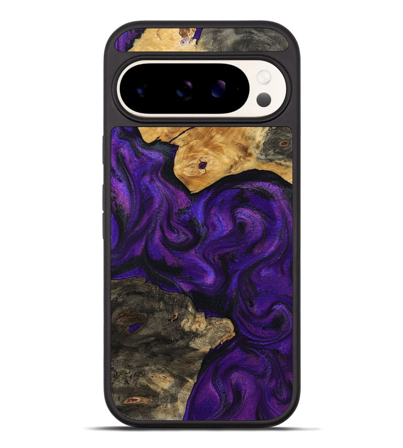 Pixel 9 Pro XL Wood Phone Case - Cicely (Purple, 800042)