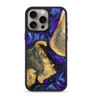 iPhone 15 Pro Max Wood Phone Case - Shelba (Purple, 800043)