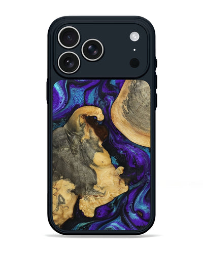 iPhone 17 Pro Max Wood Phone Case - Shelba (Purple, 800043)