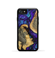 iPhone SE Wood Phone Case - Shelba (Purple, 800043)